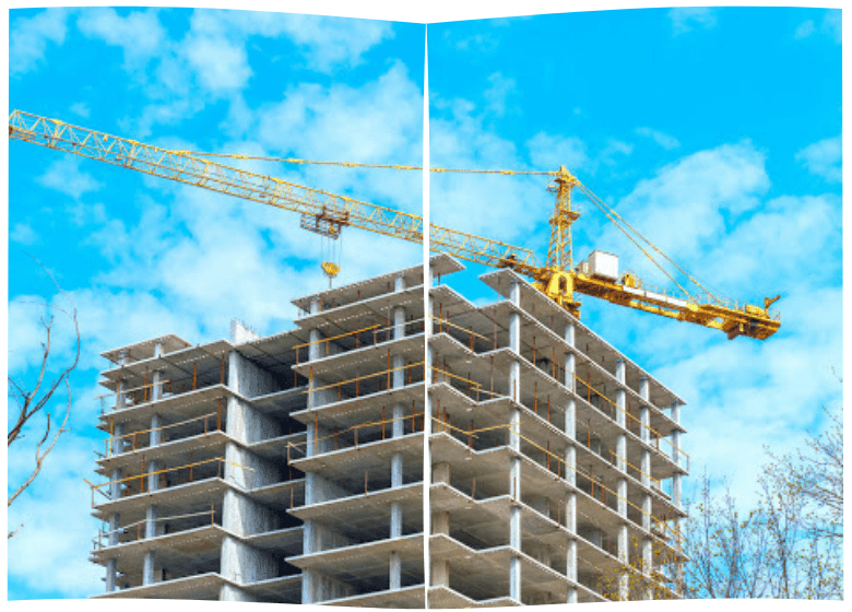 • Construcciones en altura de obras de urbanismo.